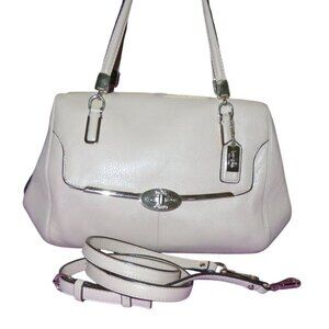 COACH 2013 Madison Madeline East West Crossbody Pale Blush Pink Leather Satchel